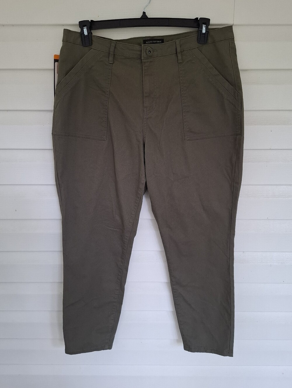 Banana Republic High Rise Twill Pant Green Size 16 NWT